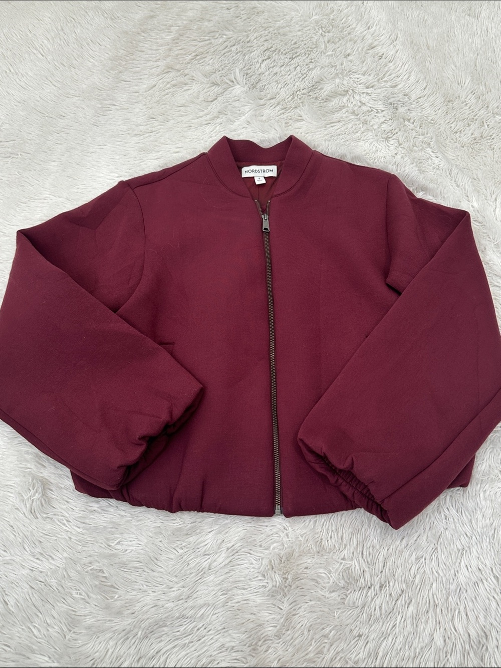 ❤️ Nordstrom Scuba Knit Bomber Jacket